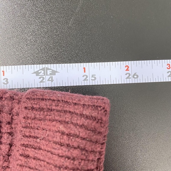 L.L. Bean Cardigan Sweater Womens 2X Plus Purple Full Zip Collared Knit Pockets - Picture 11 of 13